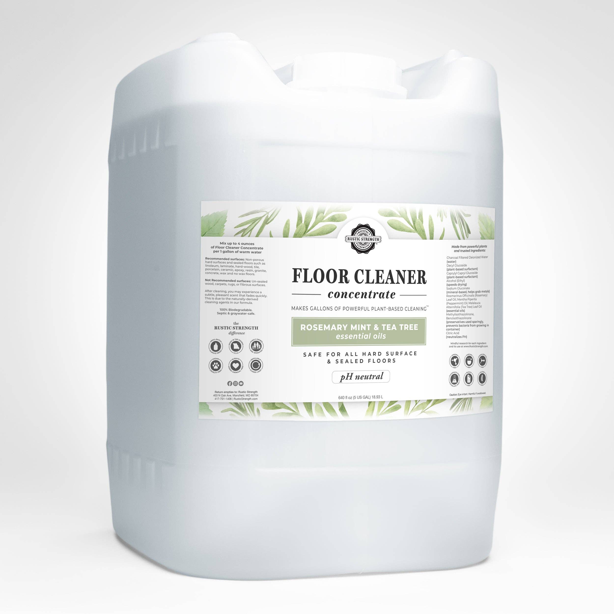 Rustic Strength - Wholesale Floor Cleaner - Multi-Surface Floor Cleaner | Concentrate12