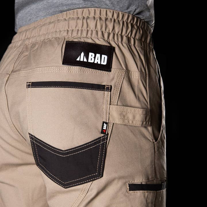 BAD WORKWEAR - Wholesale Shorts – Men's - BAD SAVIOUR™ ELASTIC WAIST WORK SHORTS13