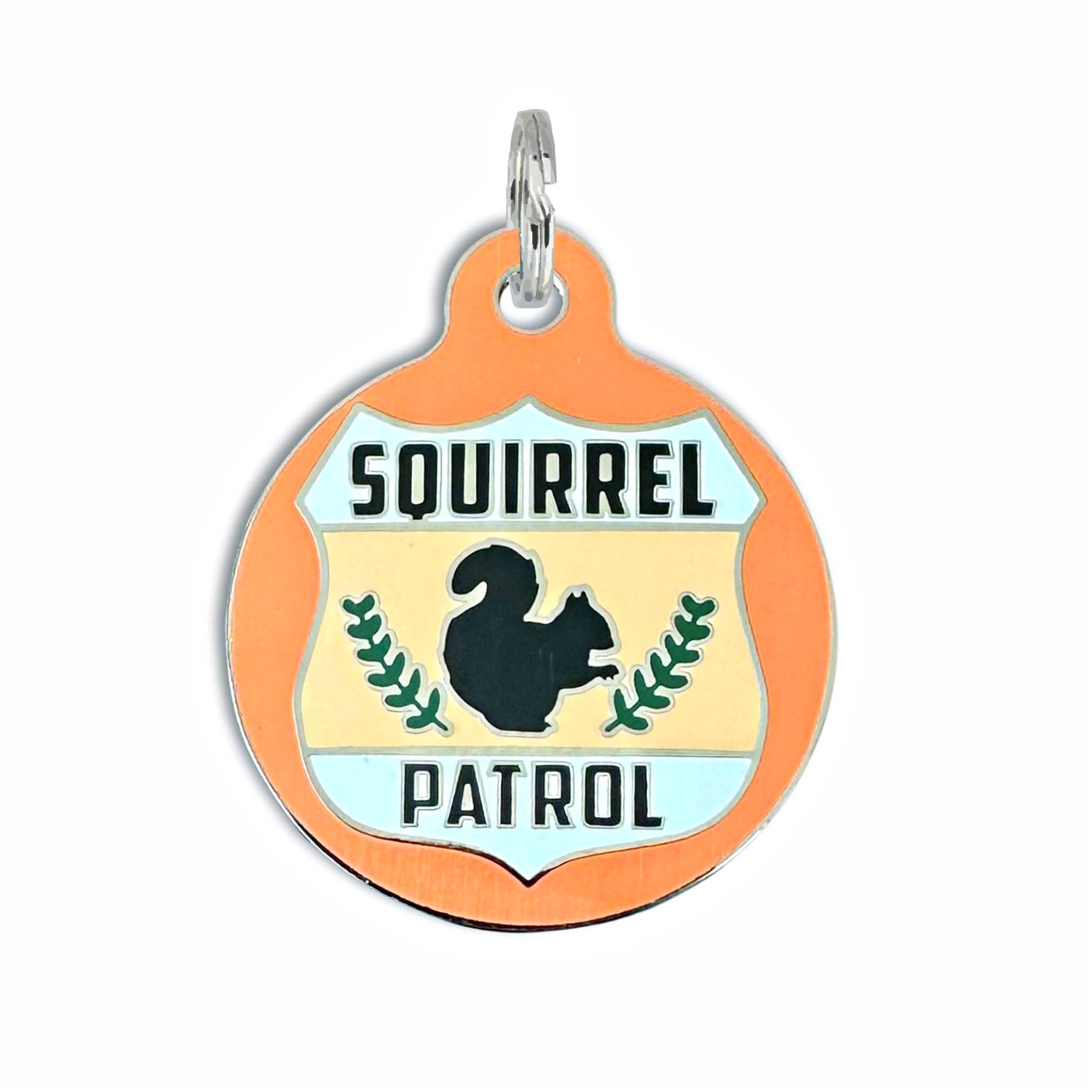 Bad Tags - Wholesale Pet Identification Tag - Dog - Dog ID Tag with Personalized QR Code - Squirrel Patrol0