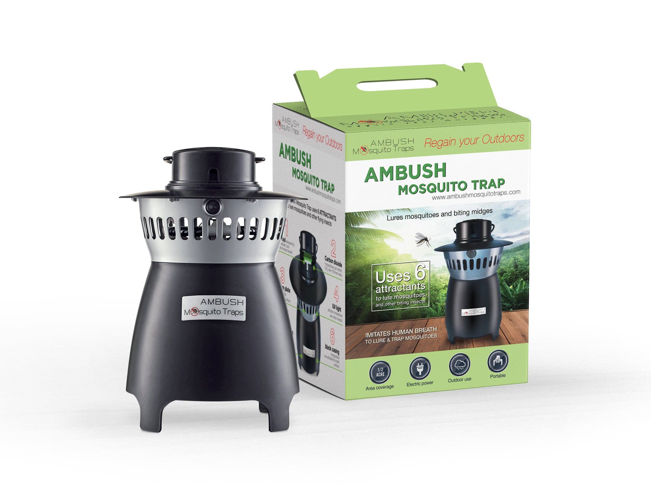 Ambush Mosquito Traps - Vente Insectifuges - Le piège à moustiques Ambush1