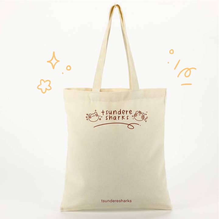 tsunderesharks - Wholesale Tote Bag - Women's - Frog Cottagecore Canvas Totebag with Zippers + Mini Pockets1