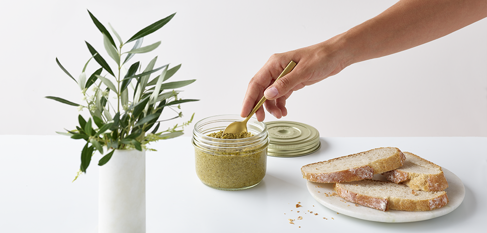 Le Parfait - Wholesale Jar - 350ml French Glass Mason Canning Jar W Gold Metal 2 Lids1