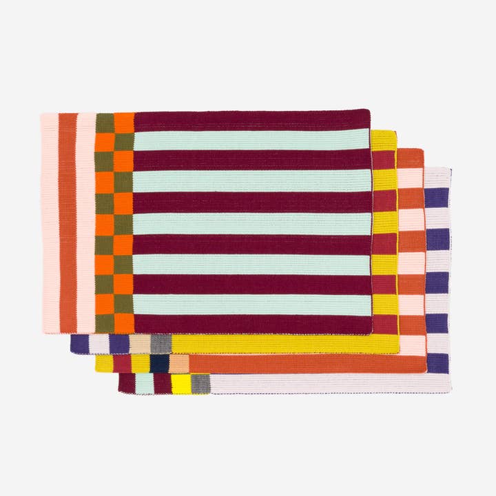 VERLOOP | knits - Wholesale Placemat - Pattern Patch Placemat Set1