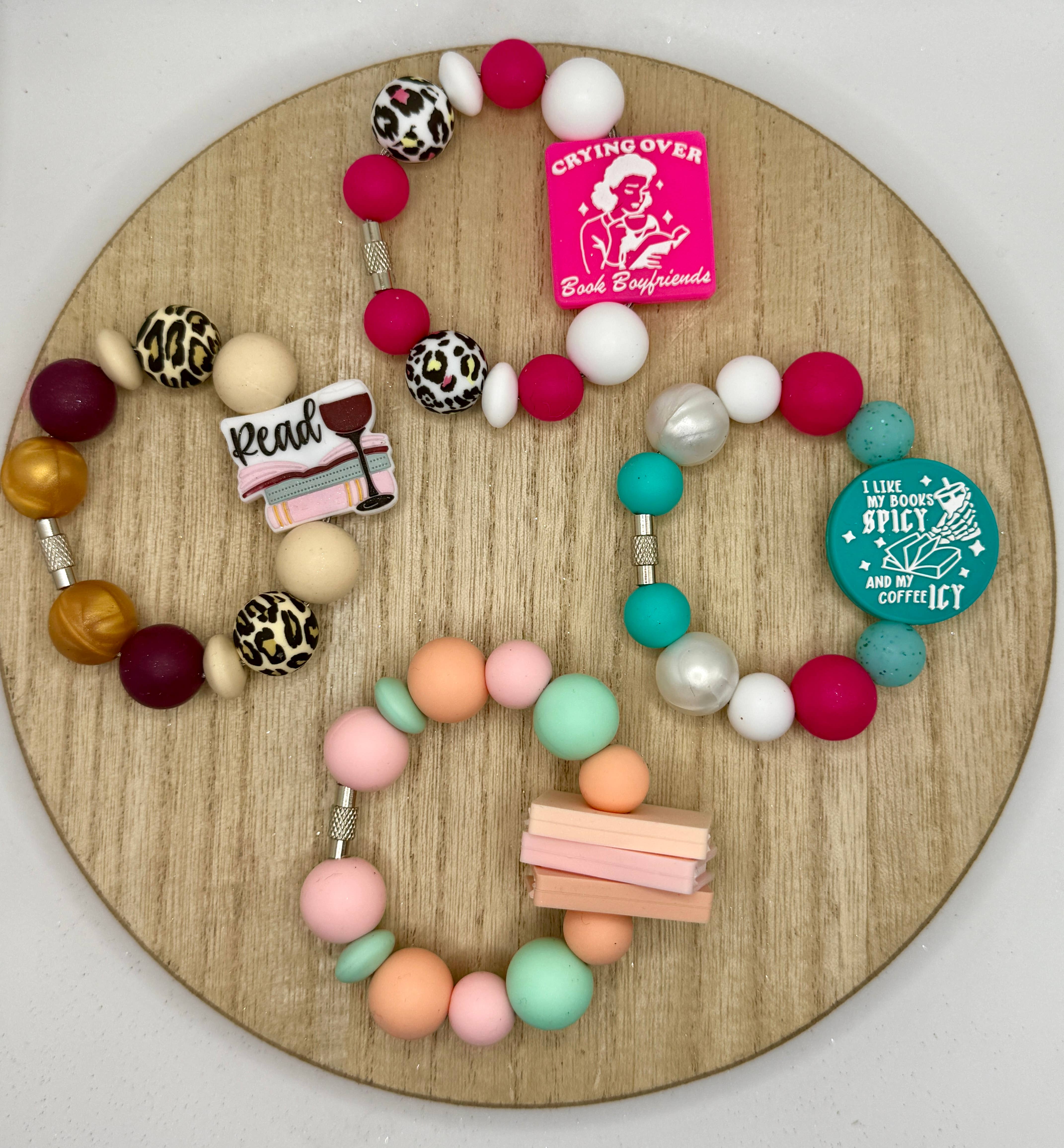 Crafting Cleveland - Wholesale Drink Topper - Bookish Cup Charms | Cup Charm | Smut | Cute | Charms