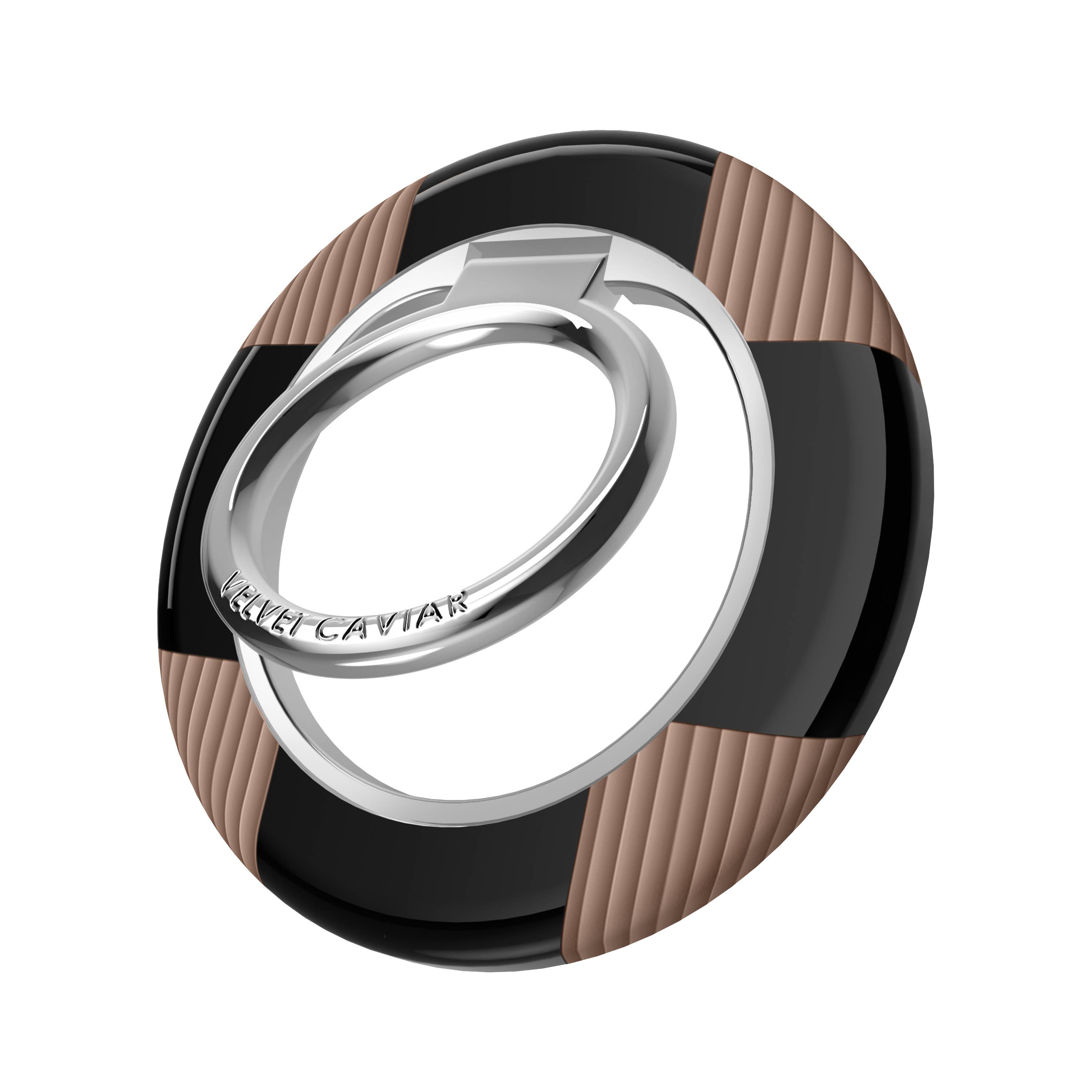 VELVET CAVIAR - Wholesale Phone Grip - Magnetic Phone Ring & Stand - Mocha Vibe Checker