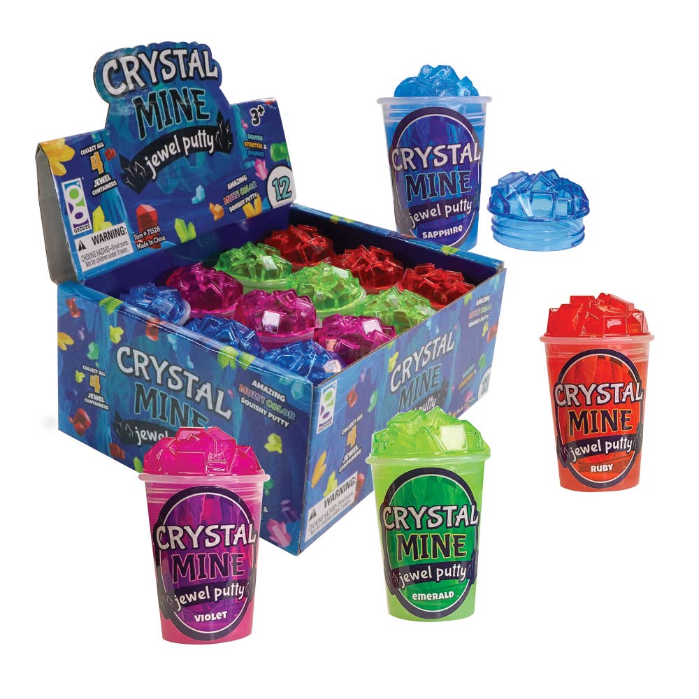 Geddes - Wholesale Putty/slijm - Kinderen - Crystal Mine Jewel Putty 12/display5