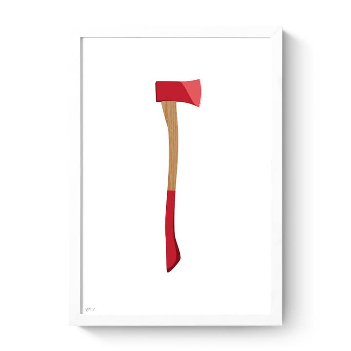Axe Art Print for wholesale by Roo Kee Roo