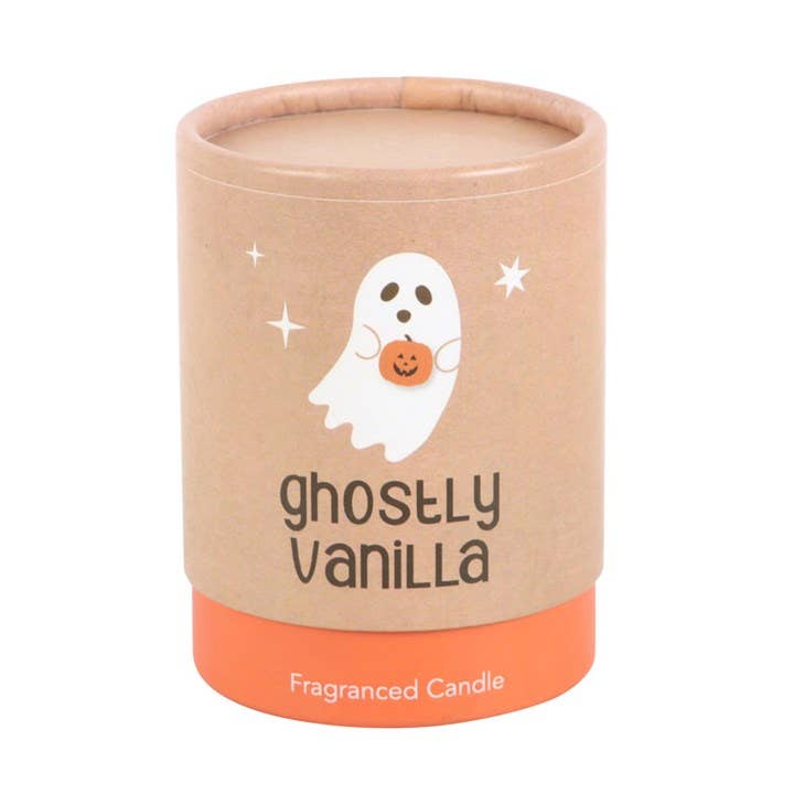 Something Different Wholesale – wholesale Jar/filled candle – Ghostly Vanilla Halloween Candle3