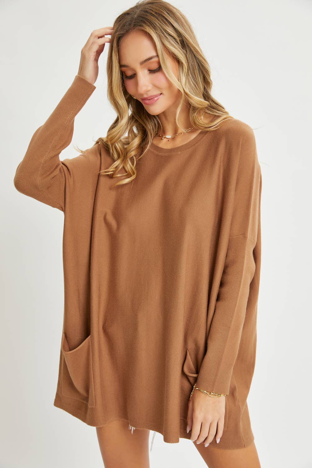 Sweet Lovely by Jen – wholesale Tunikatröja - Dam – OVERSIZE/LÖS PASSFORM TRÖJA MED RUND HALS50