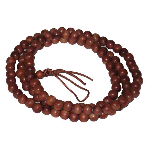 Namu Baru Inc. – wholesale Bönehalsband – Koreansk Vanlig Cedar Zen 108 Bead Mala - Bönpärlor - 10mm