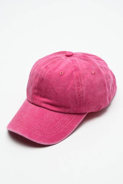 JOSSLYN by wall to wall - Wholesale Baseball Cap - Women's - VINTAGE WASHED BASEBALL CAP 40HW70213