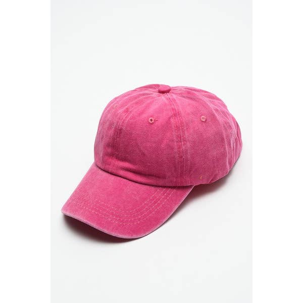 JOSSLYN by wall to wall - Wholesale Baseball Cap - Women's - VINTAGE WASHED BASEBALL CAP 40HW70213