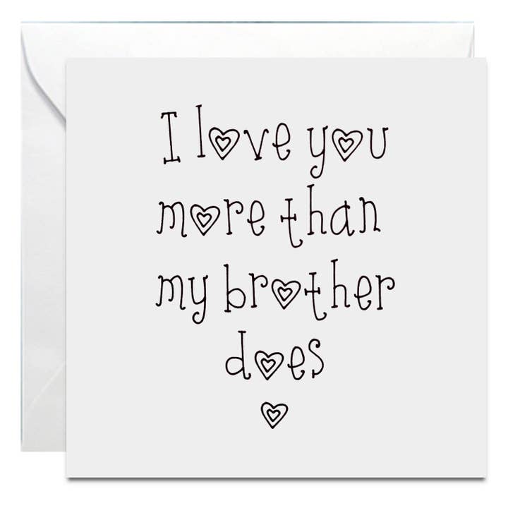 Brother Does Card for wholesale by Lukanna Designs