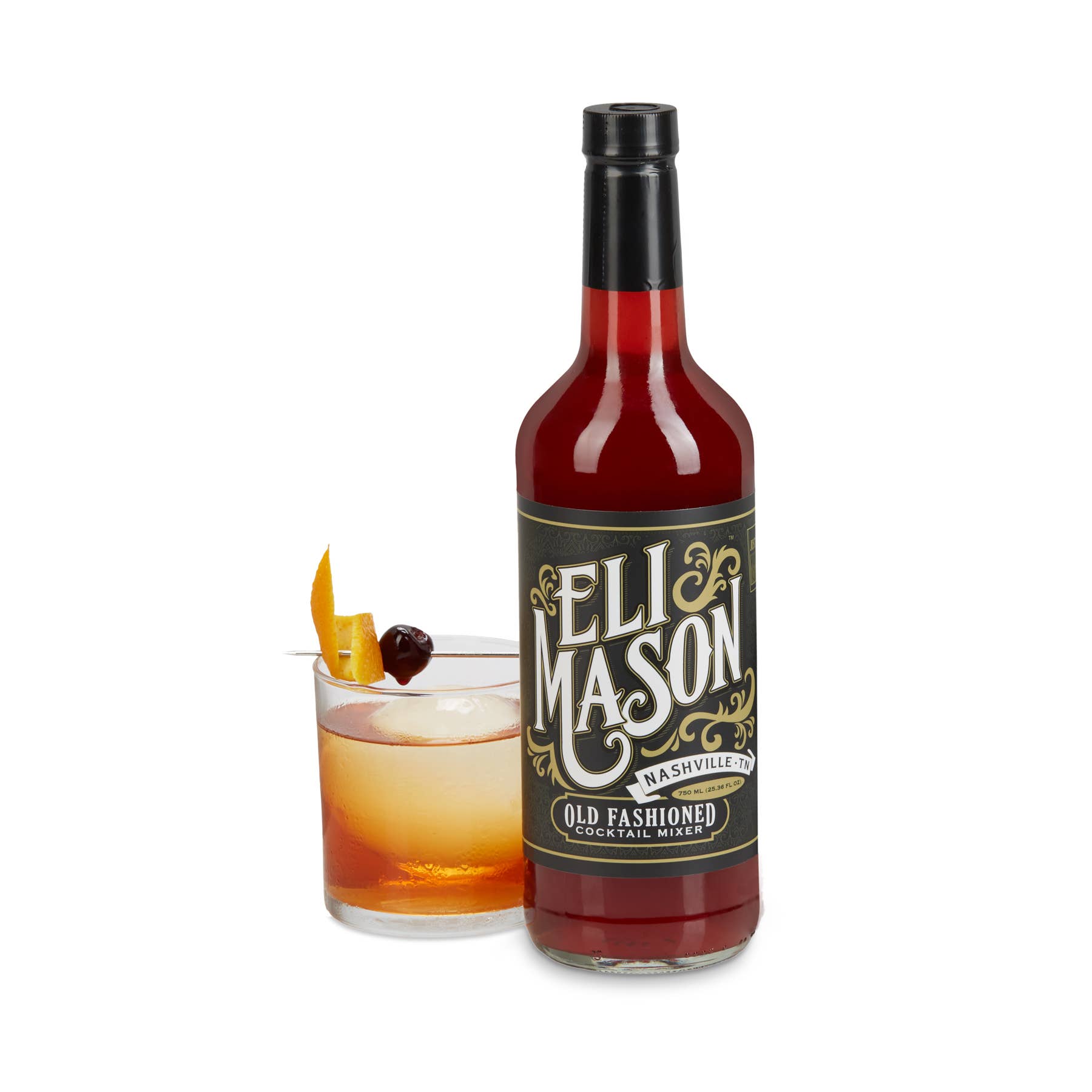Eli Mason - Wholesale Cocktail Mix/Syrup - Old Fashioned Cocktail Mixer (750ml Bottle)0