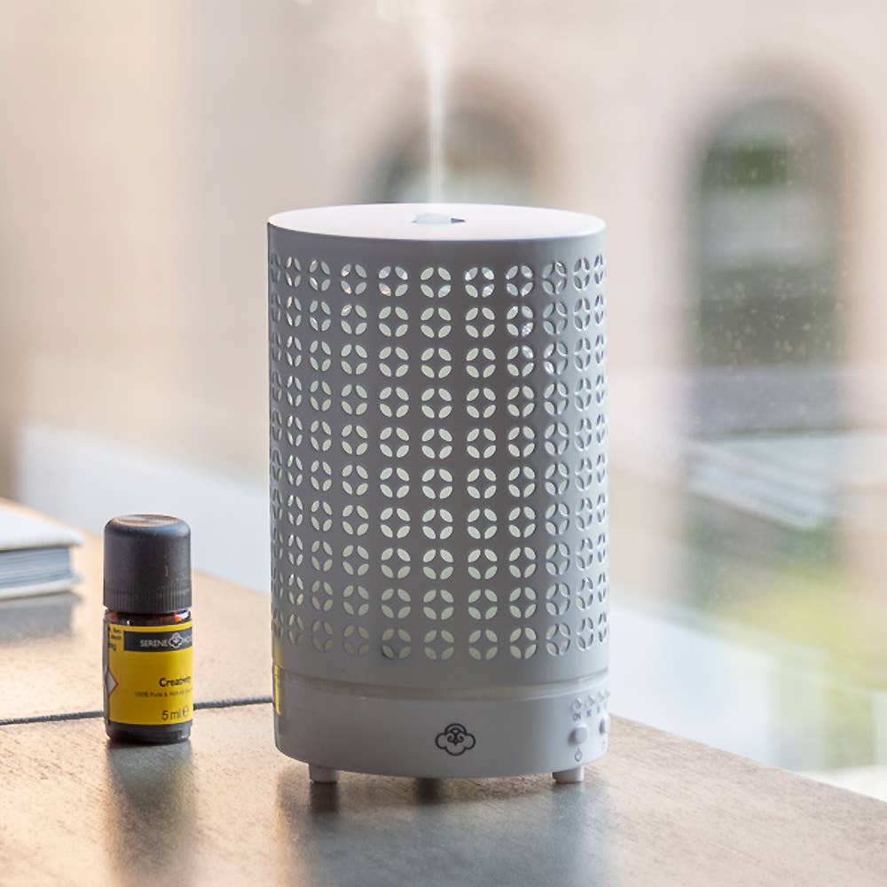 Serene House EUROPE - Venta al por mayor Difusores eléctricos - Cosmos 90 - Difusor ultrasónico de metal blanco4