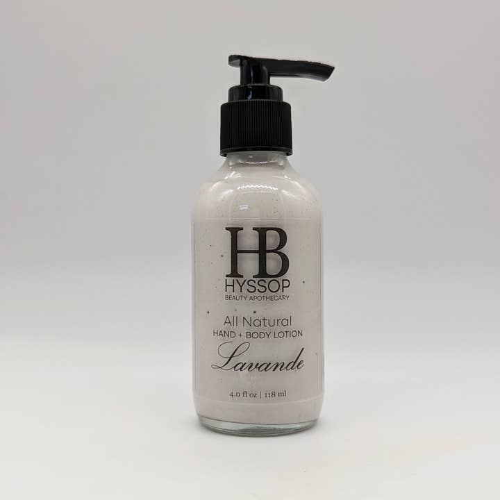 Lavender Hand + Body Lotion (Lavande) for wholesale by Hyssop Beauty Apothecary