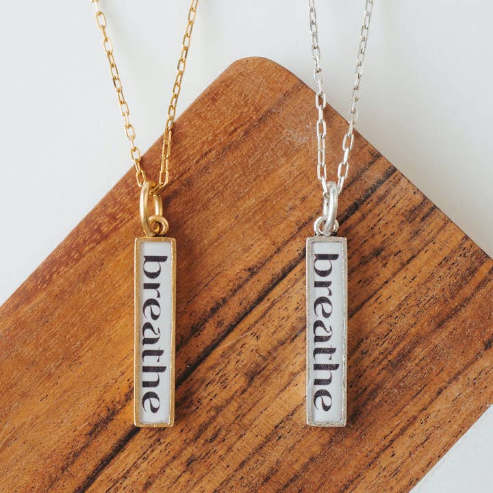 Bel Kai - Wholesale Pendant/Charm Necklace - B&W Personalized Name Framed Charm *Customizable