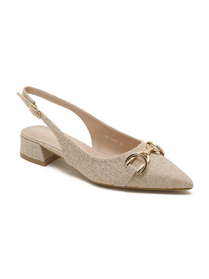 Joia Paris – wholesale Låga klackar – Dam – Modern lågklackad pumps med texturerad finish H8-1085E22