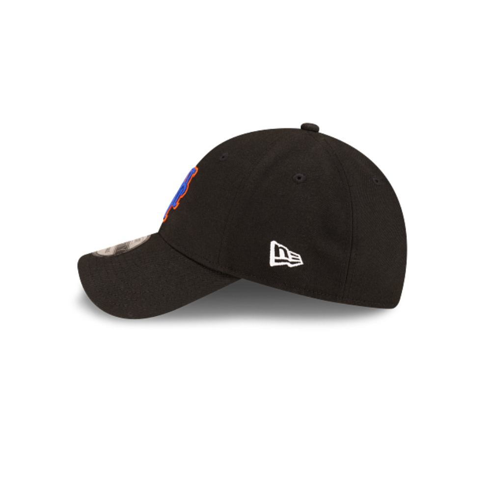 Rat City Sk8 Shop - Wholesale Baseball Cap - Unisex - NEW YORK METS NEW ERA 9FORTY ADJUSTABLE BLACK HAT3