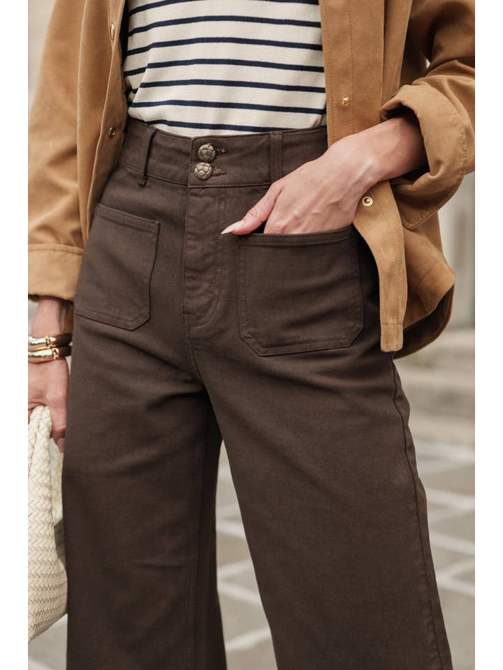 Oraije Paris - Vendita all'ingrosso Jeans - Donna - Jean Violette a campana16