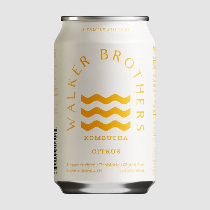 Walker Brothers - Wholesale Kombucha - Citrus Non-Alcoholic Kombucha1