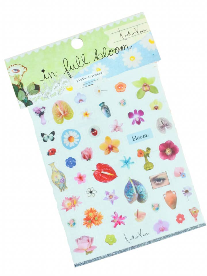 In Full Bloom Picto-Stickers for wholesale by Haricot Vert