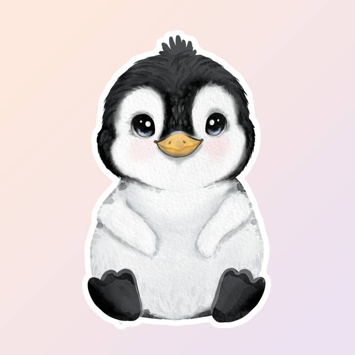 Cute Stickers For Kids, Penguin Stickers, Animal Stickers for wholesale by Sorry Not Sorry Co