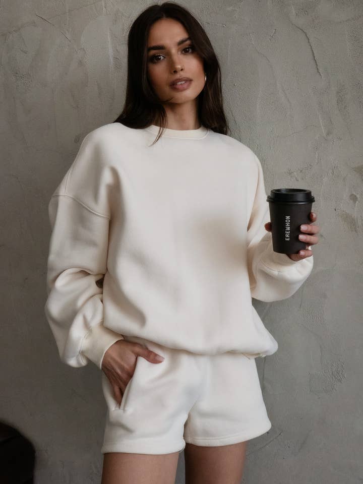 TICTOC - Wholesale Sweatshirt - Women's - VARSITY Fleece Crew Neck Pullover Sweatshirt
TH28243-VARSITY