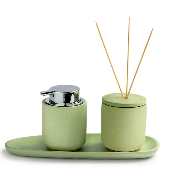 Set de salle de bain - Vert clair pour la vente par Espatio