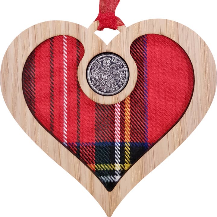 Hjärta Lucky Sixpence | LS13 för wholesale av LT Creations