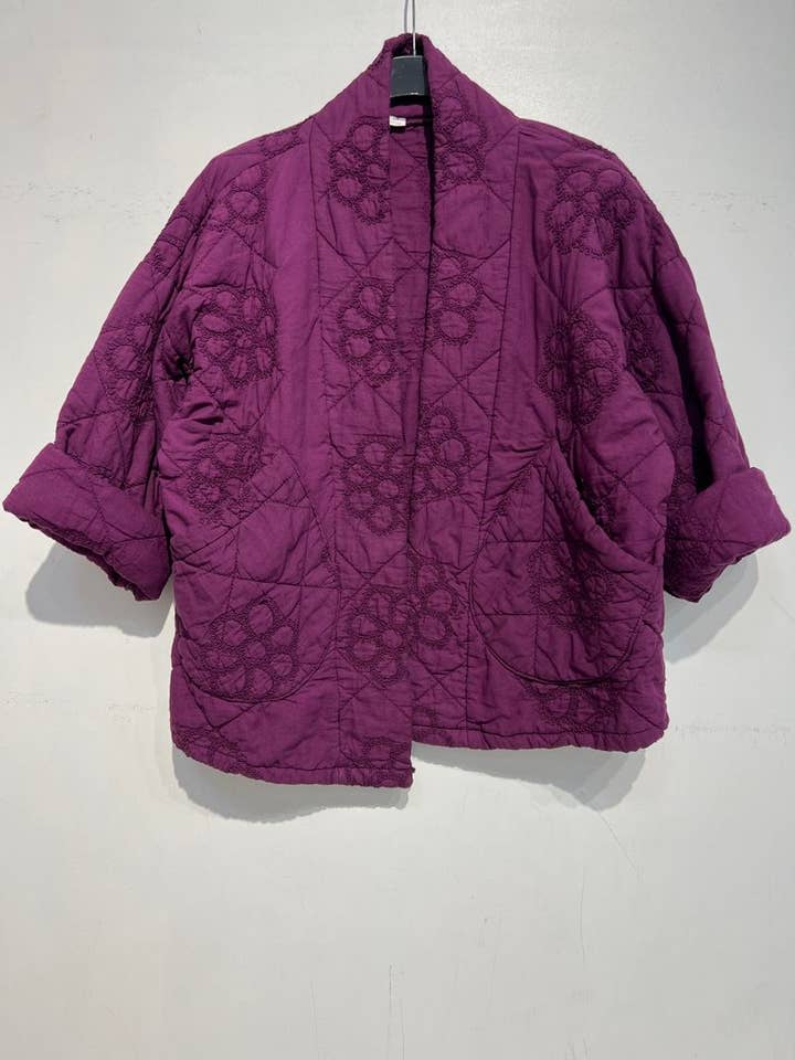 NOELINE - Vente Veste – femme - Veste matelassée Brodée 2442