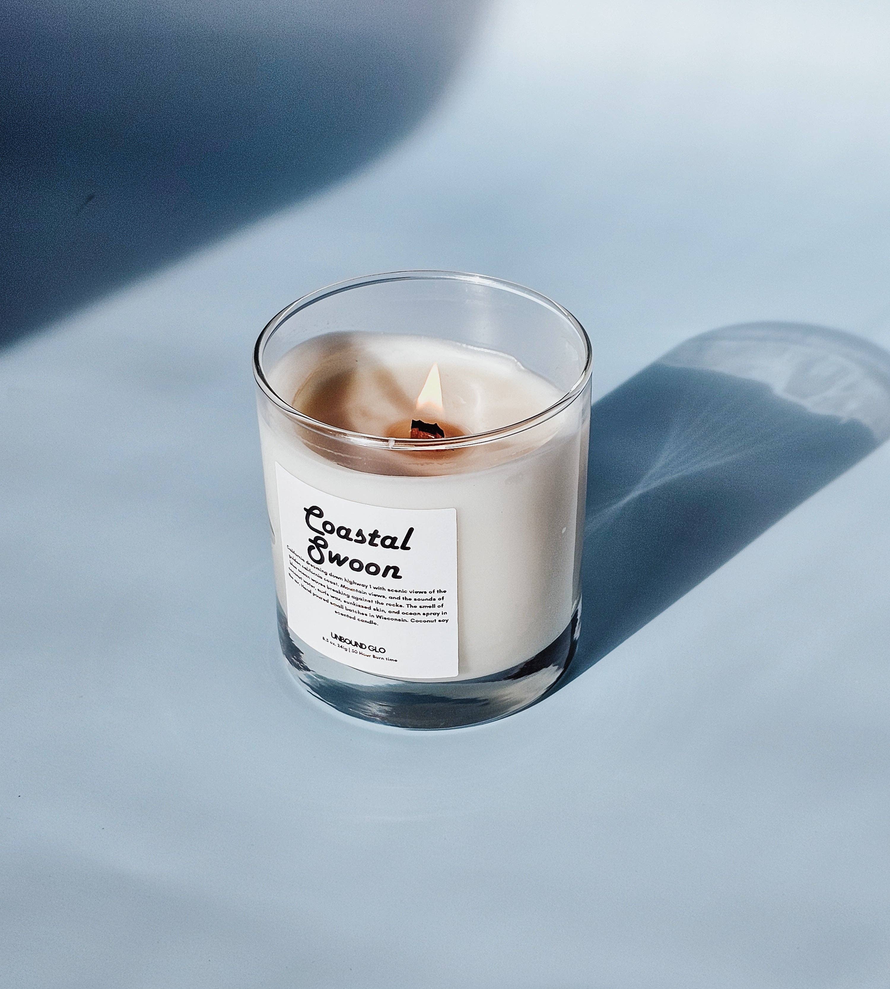 Unbound Glo - Wholesale Jar/filled candle - Coastal Swoon1