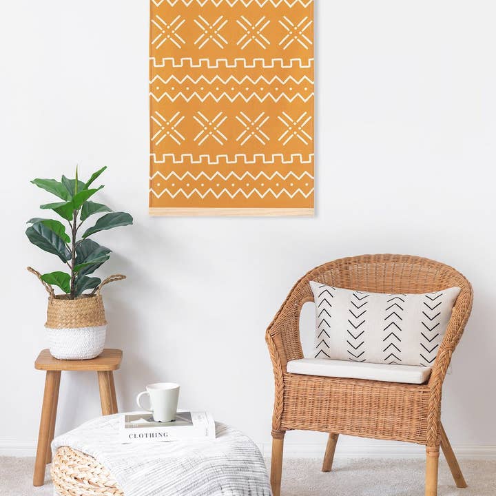 Hofdeco - Vendita all'ingrosso Fodera cuscino decorativo - Copricuscino lombare moderno Boho, a spina di pesce, 30,5 x 50,8 cm1