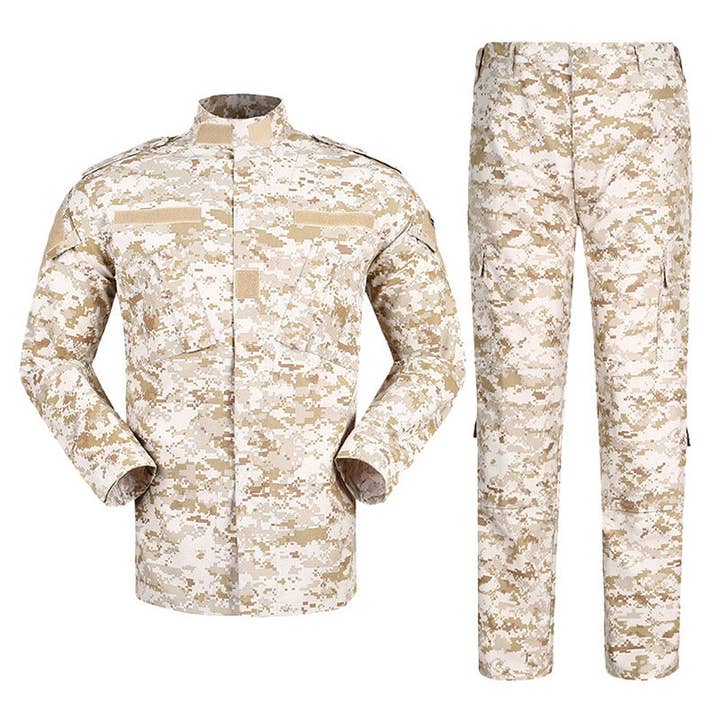 Ecovear - Wholesale Top & Pant Set (NOT Loungewear) - Men's - ACU Tactical Outdoor Camouflage Training Set11