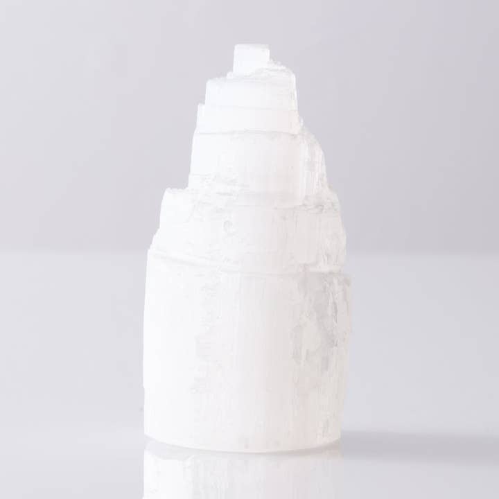 Selenite Tower for wholesale by RAW SPIRIT NYC