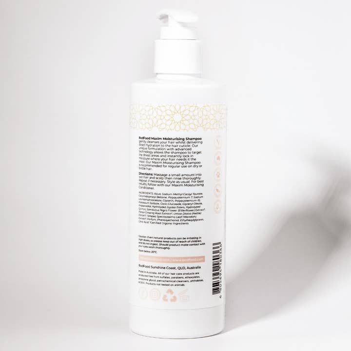BODFOOD - Wholesale Hair shampoo - Maxim Moisturising Shampoo for Dry Hair3