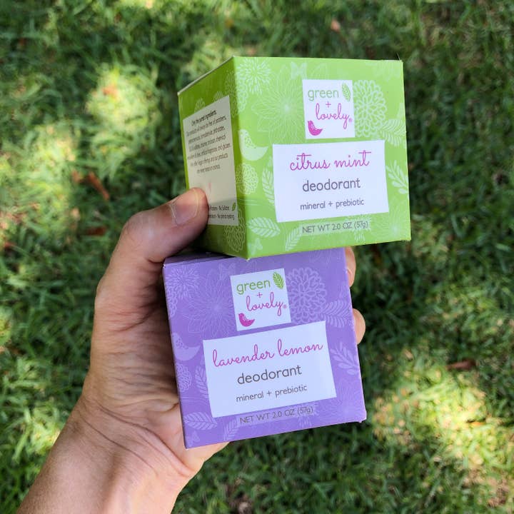 green + lovely – Engroshandel Deodorant - Dame – Citrus Mint Deodorant - Mineral + Prebiotisk + Veganer3