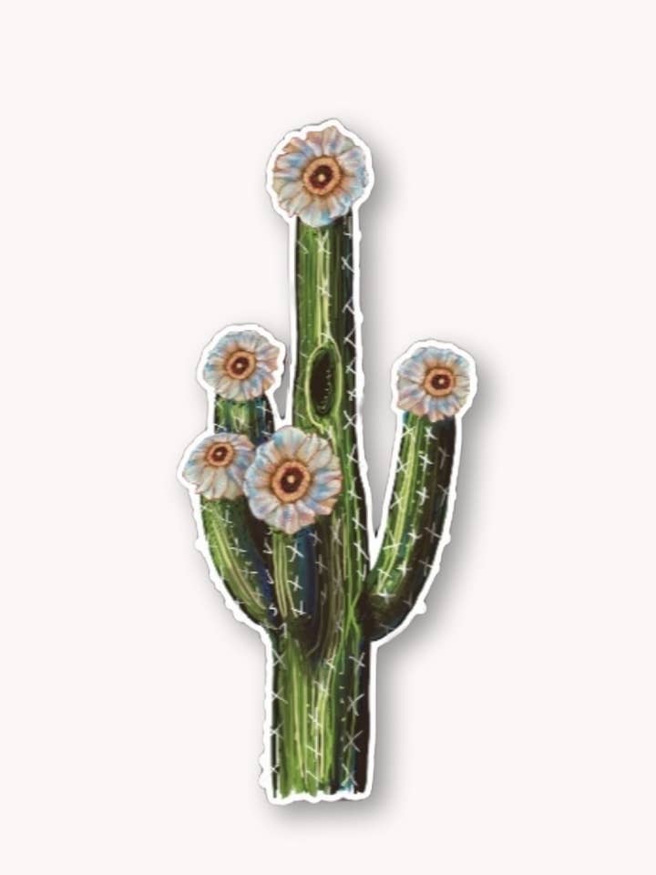 Cactus Sticker for wholesale by Heather Freitas