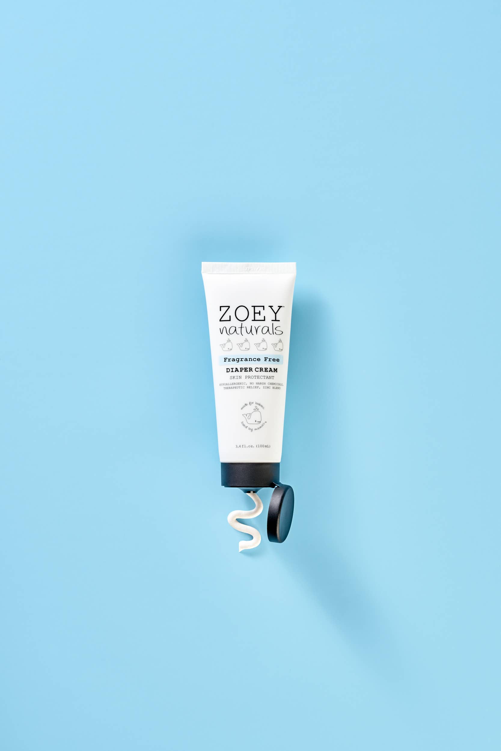 Zoey Naturals - Wholesale Diaper Cream - Fragrance Free Diaper Cream - 3.4oz11