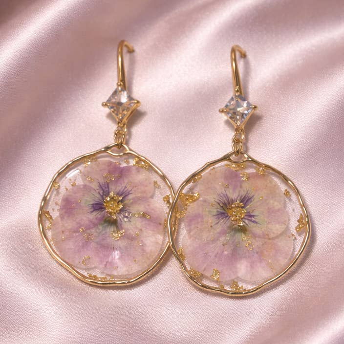 Pocketful of Pansies for wholesale by Preciosa Jewelry Co.