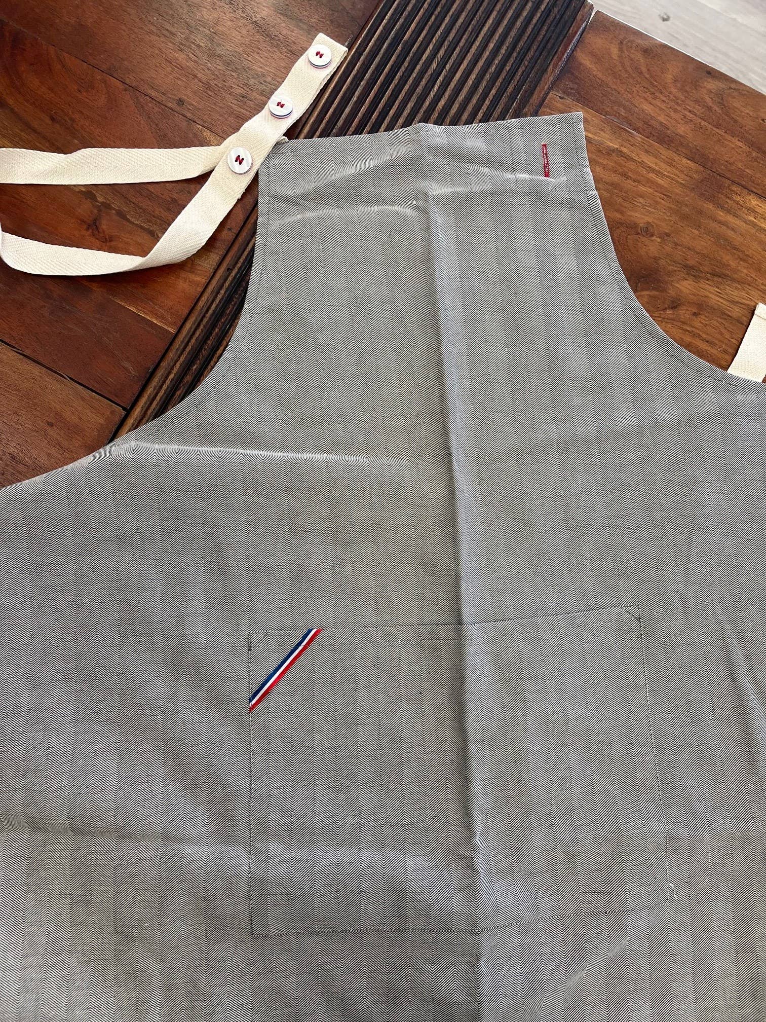 Dresseur de tables - Venta al por mayor Delantales - Delantal de cocina profesional, 100% algodón0