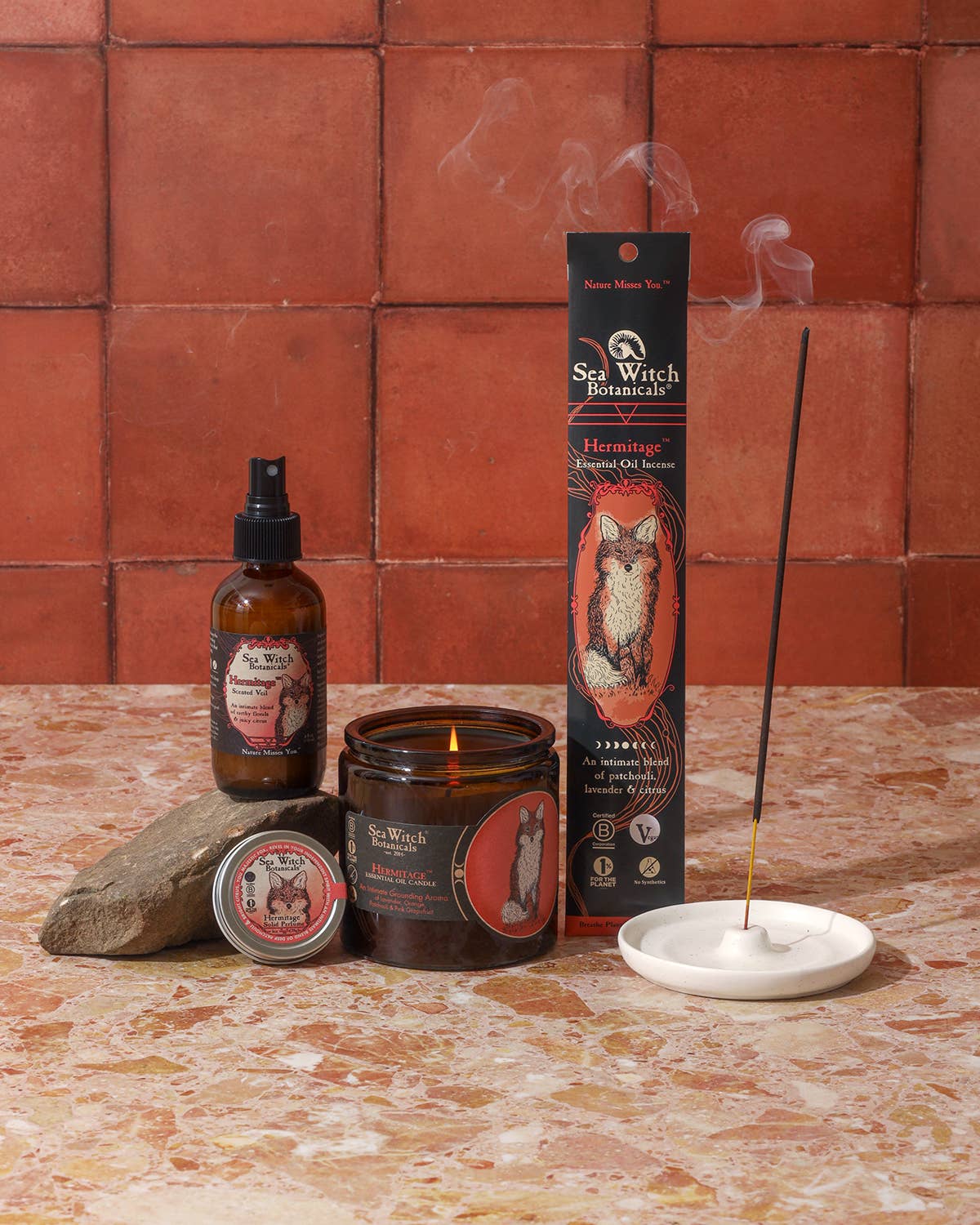 Sea Witch Botanicals - Vente Brumes d'aromathérapie - Voile Parfumé - Parfum pour Pièce & Corps : Hermitage2