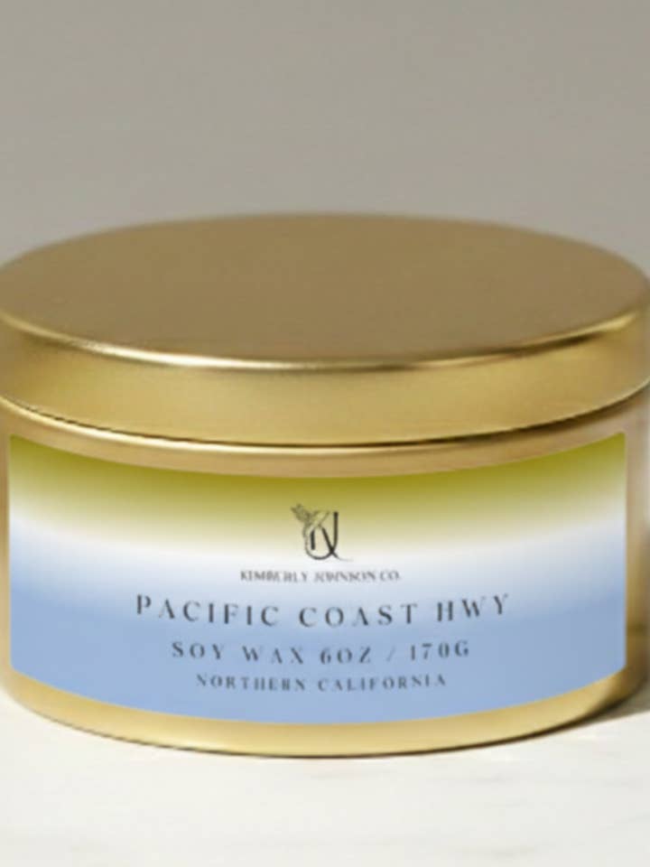 Boîte de voyage de la Pacific Coast Highway pour la vente par Kimberly Johnson Co.