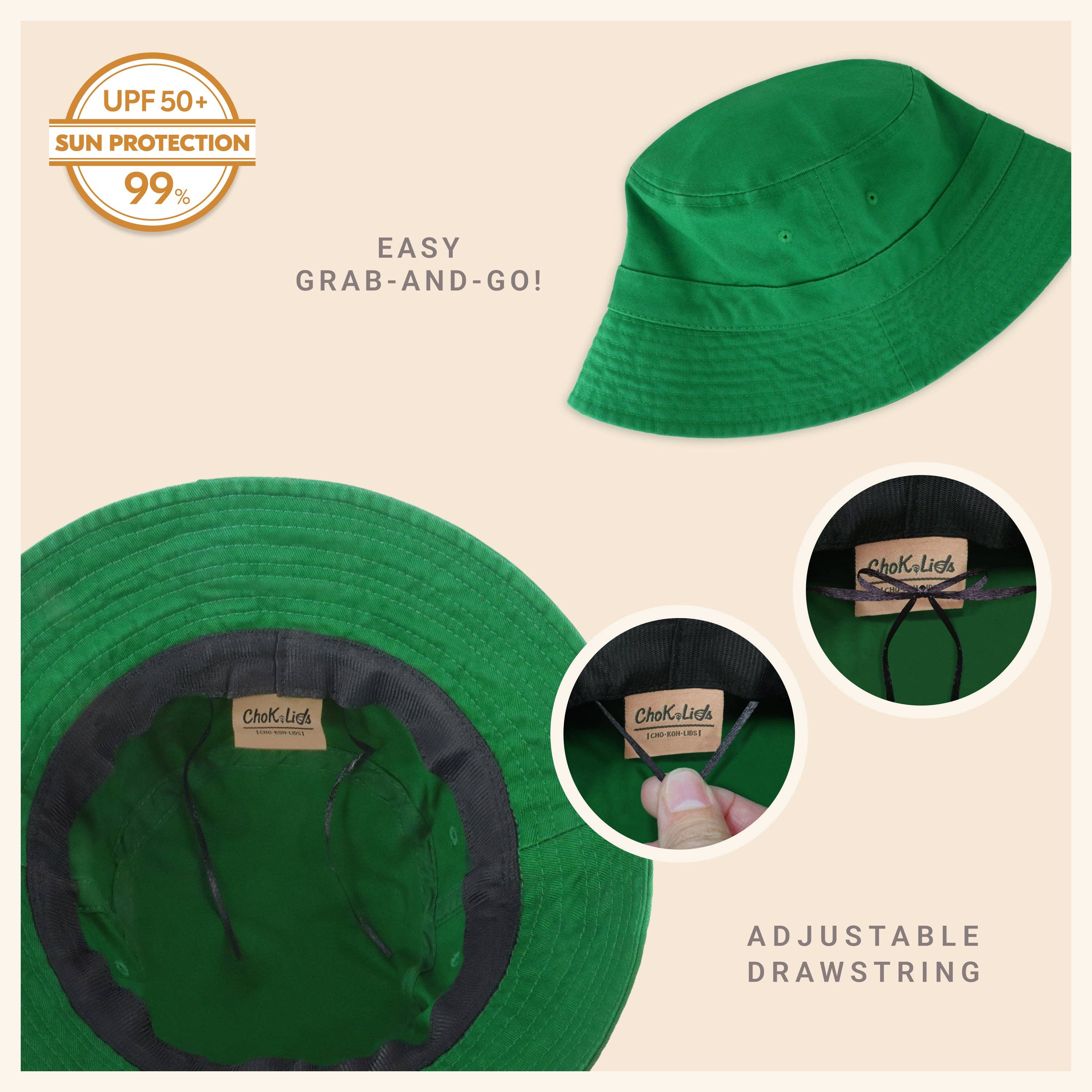 ChoKoLids – Engroshandel Bucket hat - Dame – CHOK.LIDS lærred spand hat33