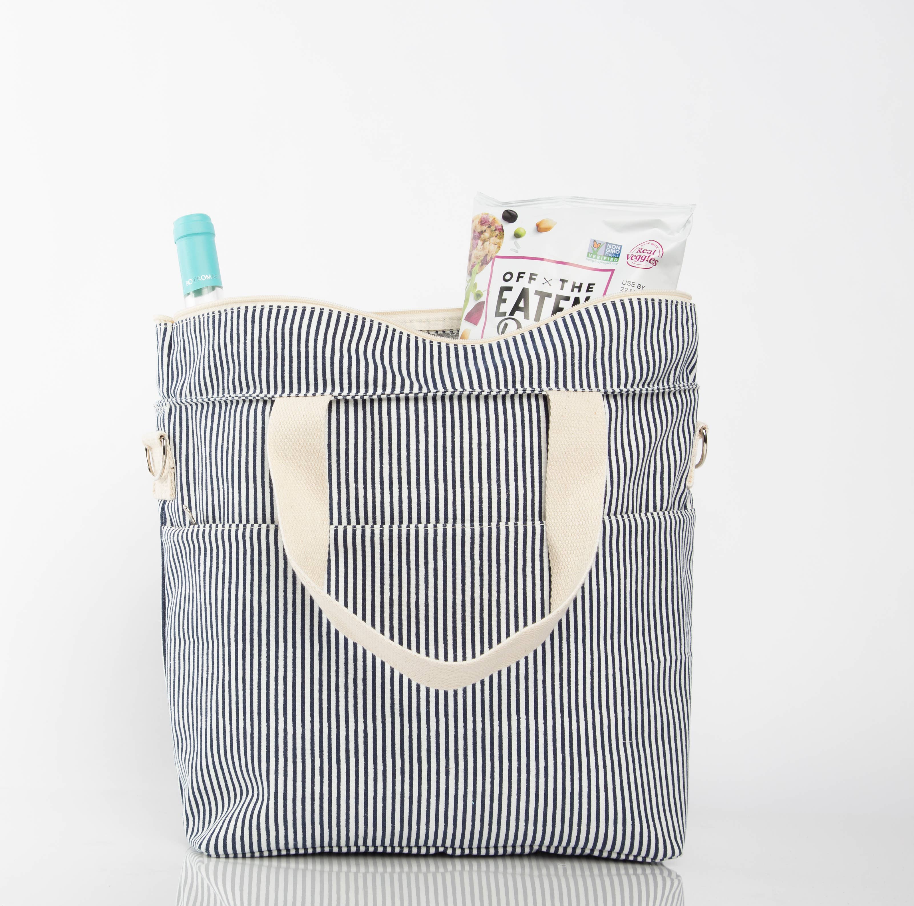 CB STATION - Wholesale Cooler/Cooler Bag - Stripes Cooler Tote24