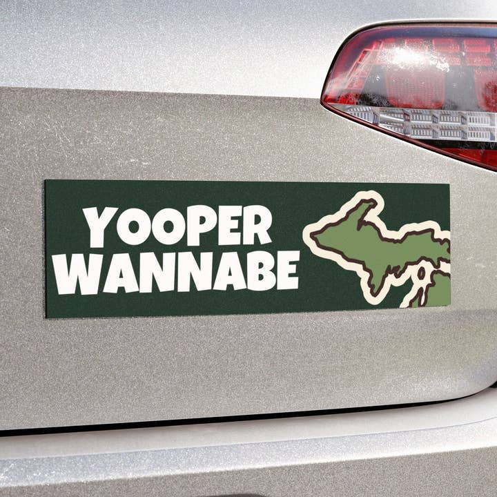 Yooper Wannabe Car Magnet - Perfect for Great Lakes Enthusiasts for wholesale by Up North Attitude