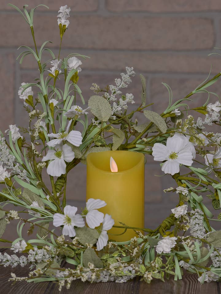 Misty Morgen Candle Ring 4.5in for engroshandel hos Wholesale Home Decor