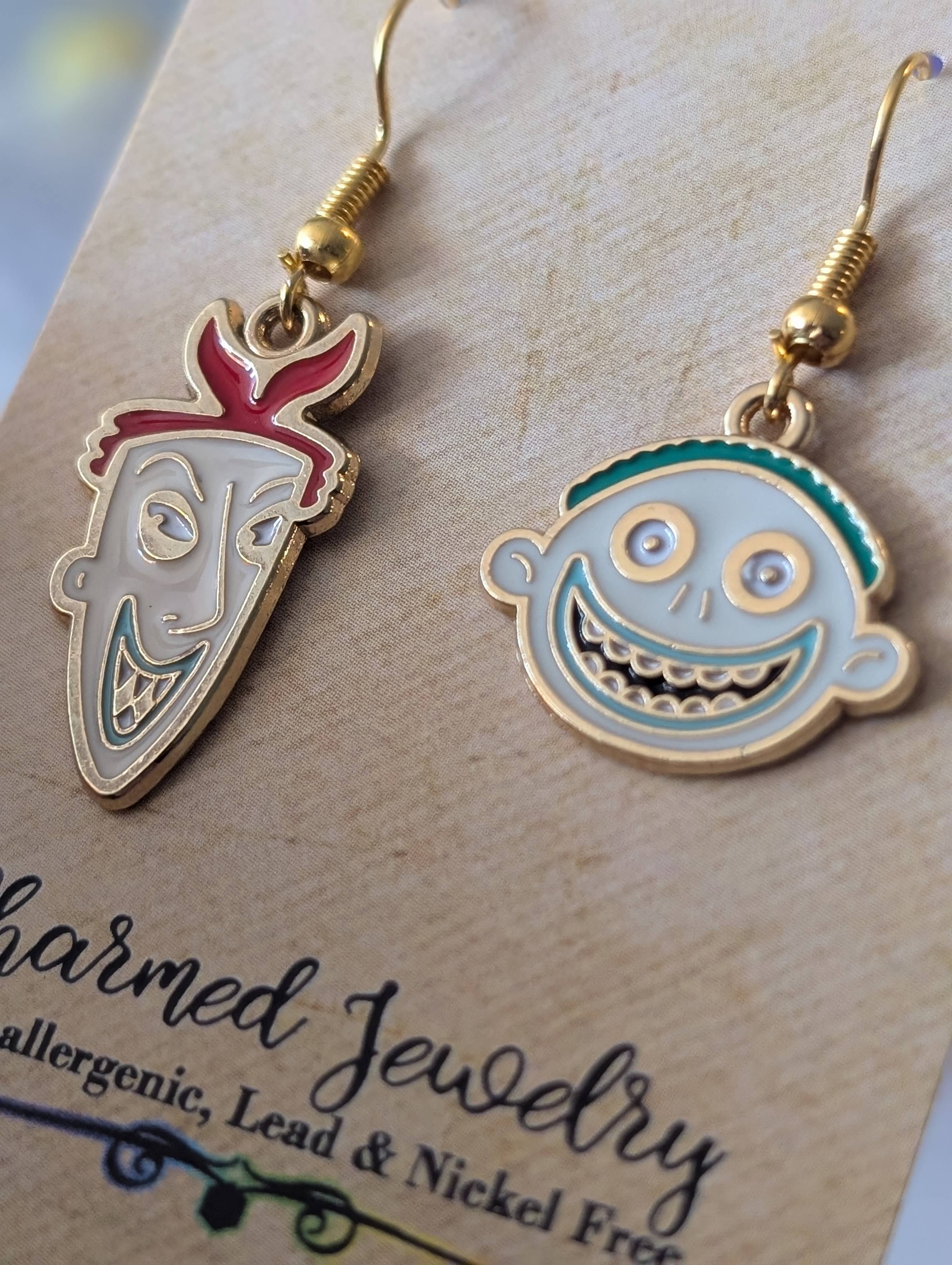 Con-Quest Crafts - Wholesale Charm/dangle bracelet - Nightmare Christmas Earrings, Necklaces & Zipper Pulls11