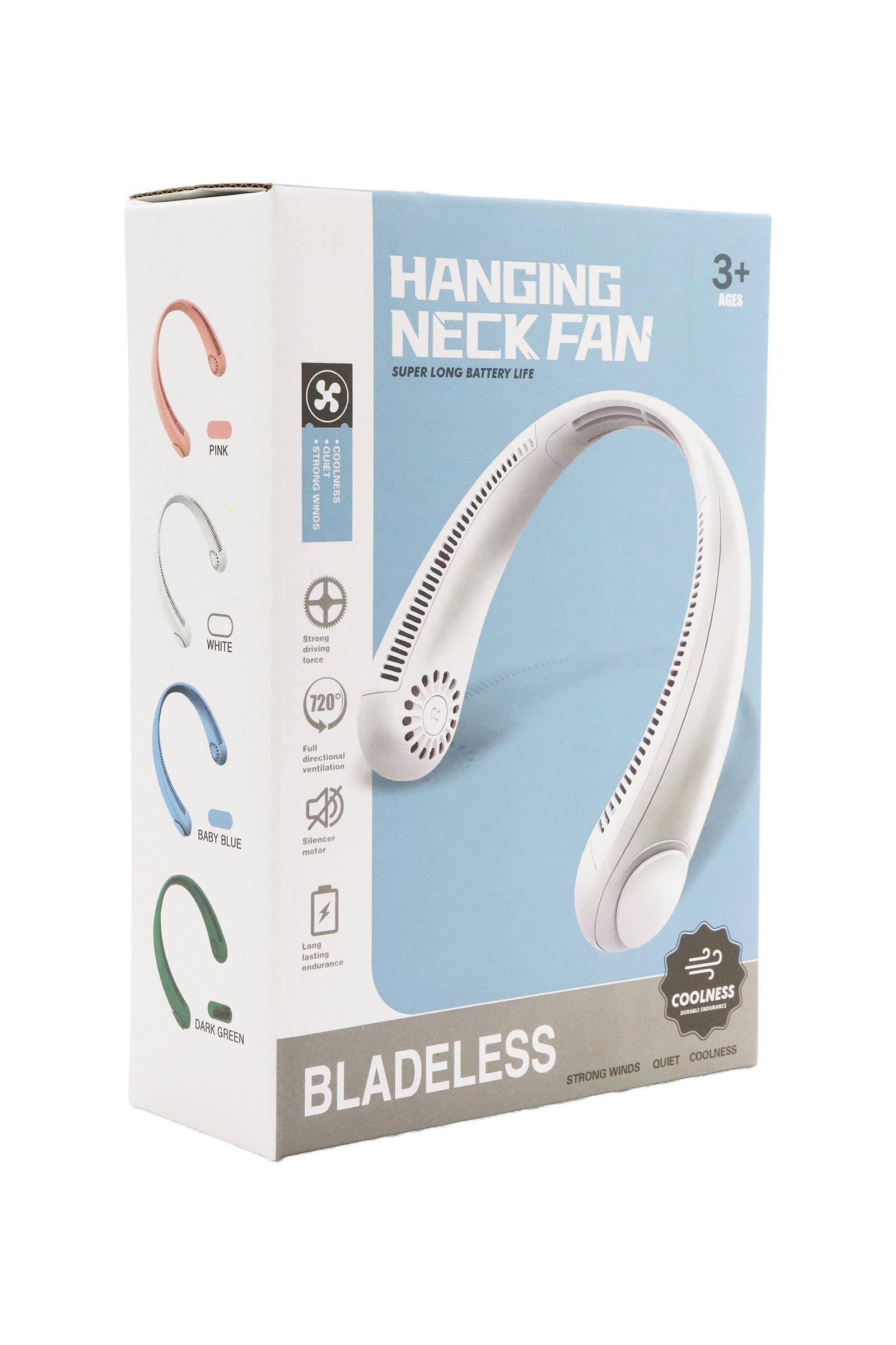 Assorted Bladeless Neckband Electrical Fan for wholesale on Faire7