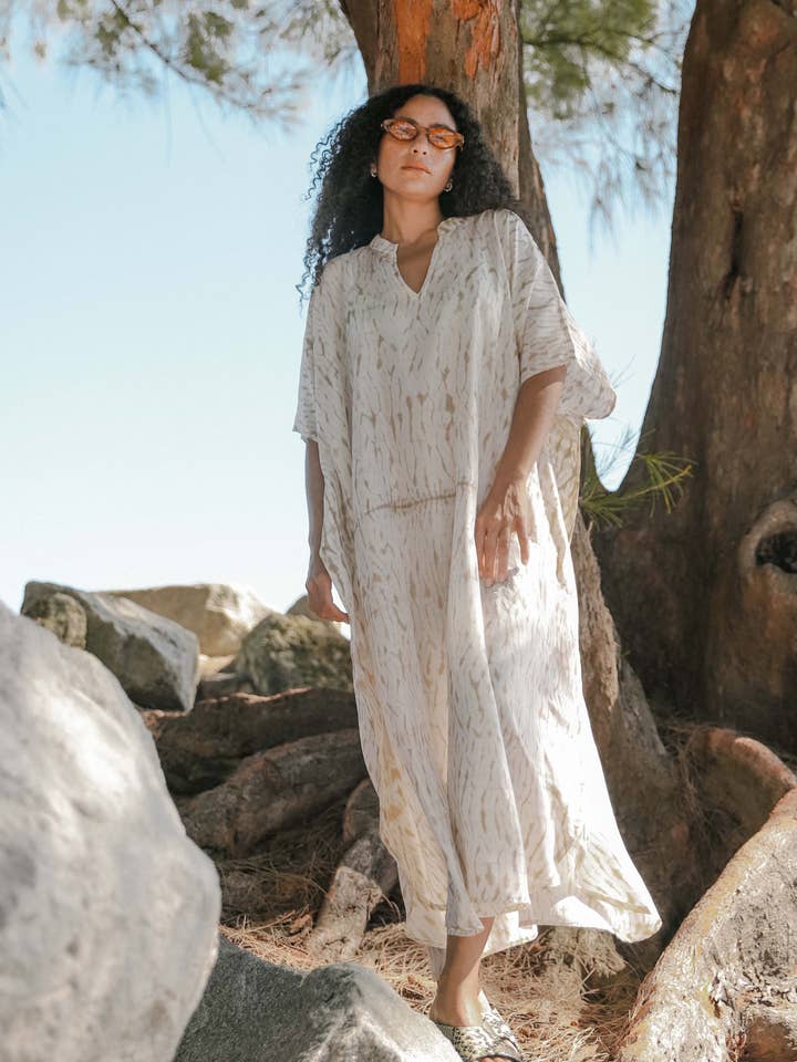 Mantis Kaftan - Sand for wholesale by Naylila